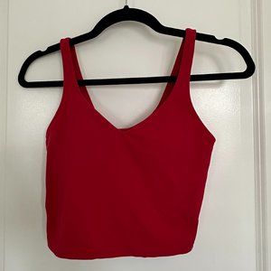 Red Lululemon Align Tank